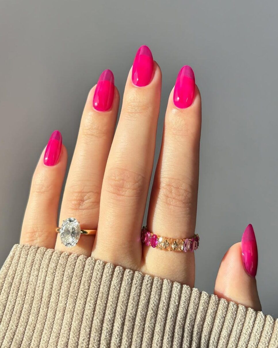 Solid Color Visual Idea Solid Color Visual Idea — Magenta Nails 2027