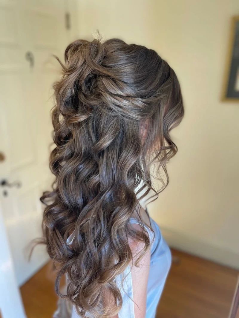 Dark Brown With Subtle Highlights Visual Idea — Down Graduation Hairstyles 2027