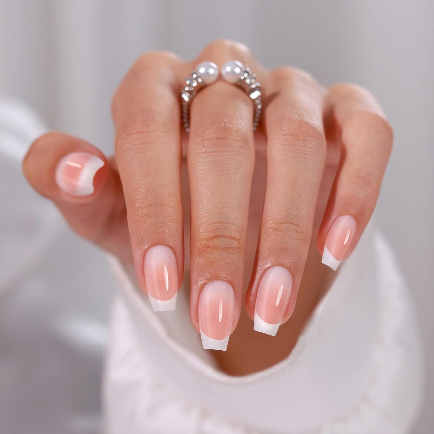Classic French Tips Subtle Ombre Blend Visual Idea Classic French Tips Subtle Ombre Blend Visual Idea — French Ombre Nails 2027