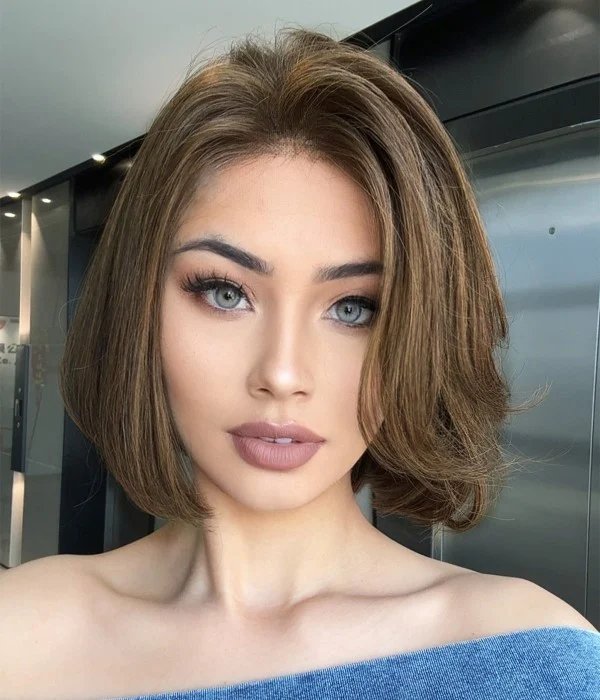 Chin Length Bob With Blunt Ends — Lace Front Wig Styles 2027