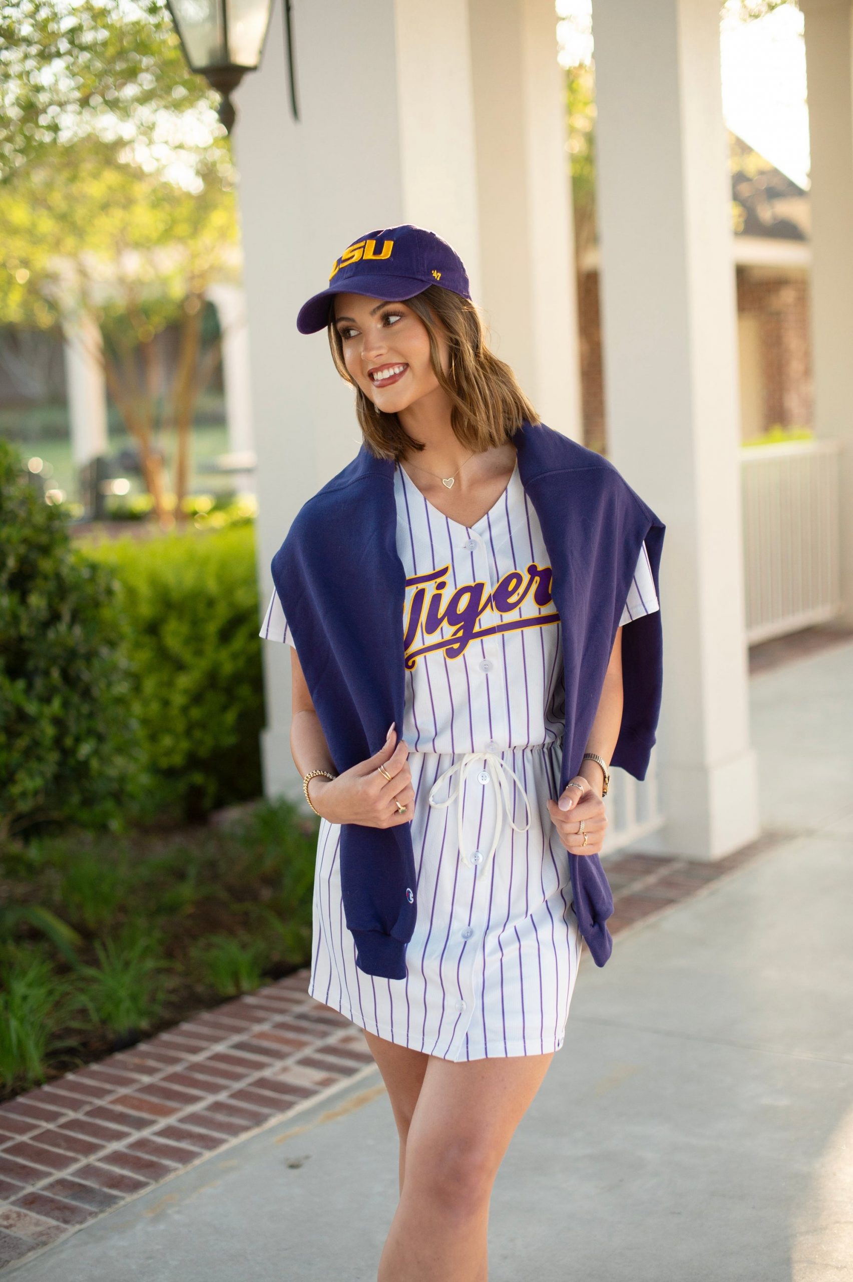 Casual Cool: Cardigan and Denim Shorts — Game Day Outfits 2026