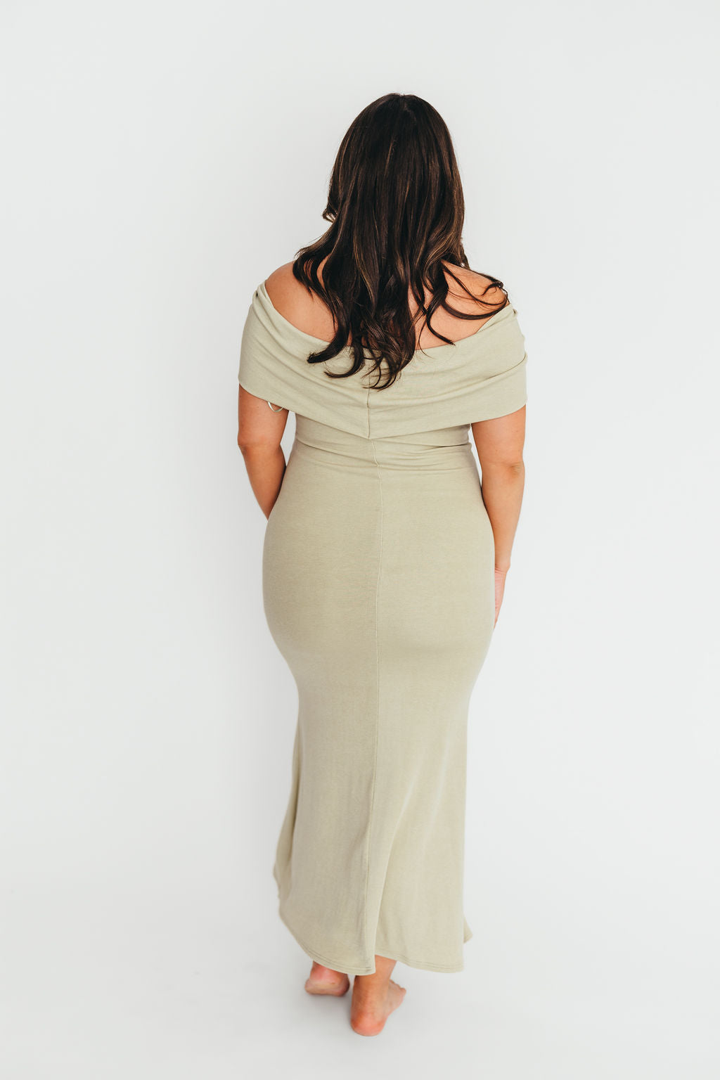 Cocktail Hour: Sage Green Suede-Like Midi Dress — Sage Green Outfits 2027