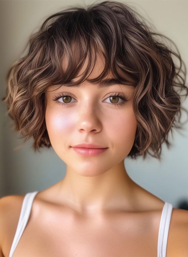 Bob Visual Idea Bob Visual Idea — Pixie Cut 2027 for Round Face