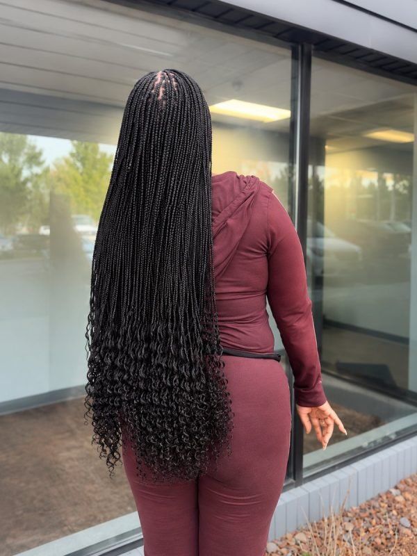 Braids Transitioning To Curly Braids Transitioning To Curly — Boho Knotless Braids 2027
