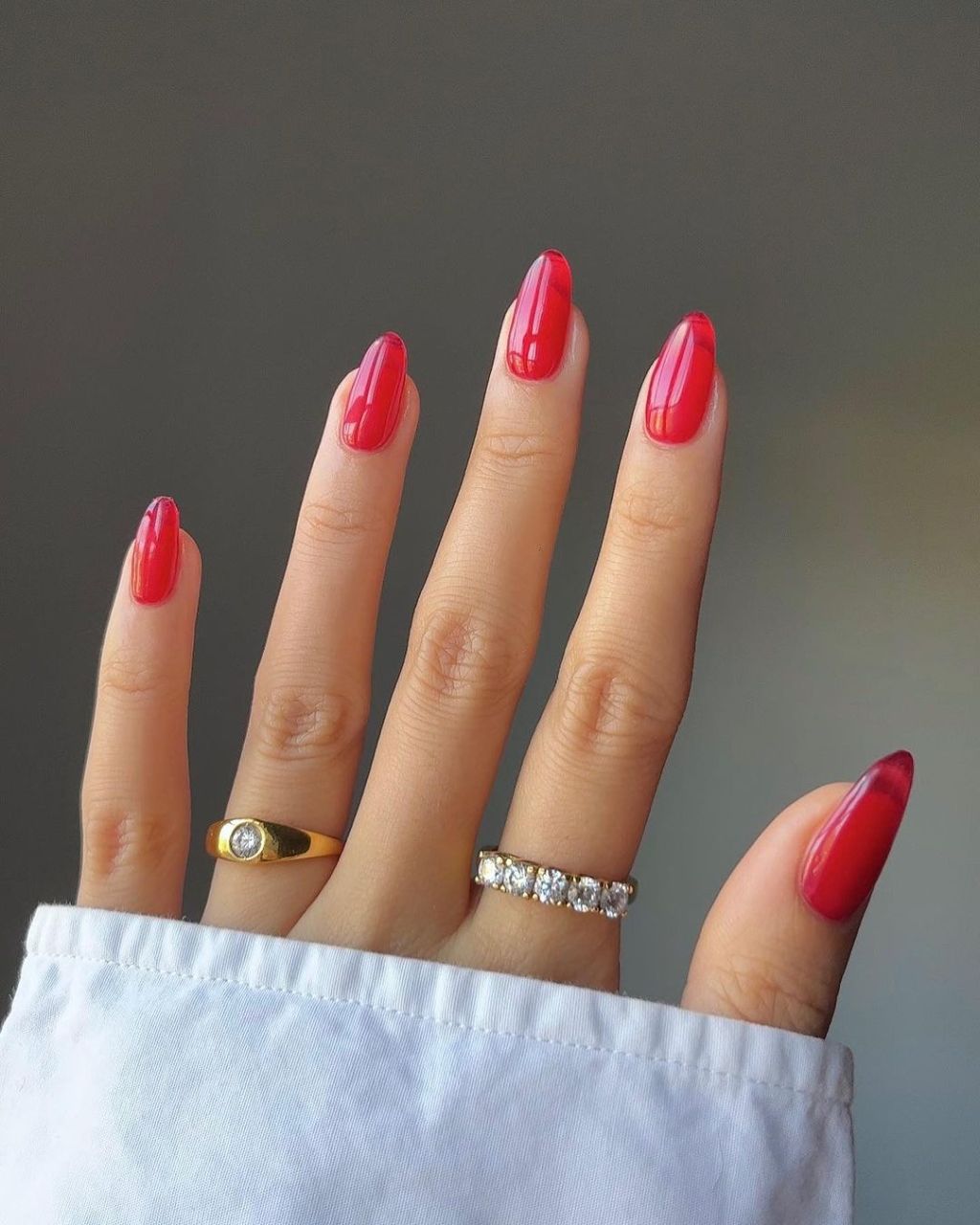 Mixed Design Long Almond Nails Mixed Design Long Almond Nails — Winter Vacation Nails 2027