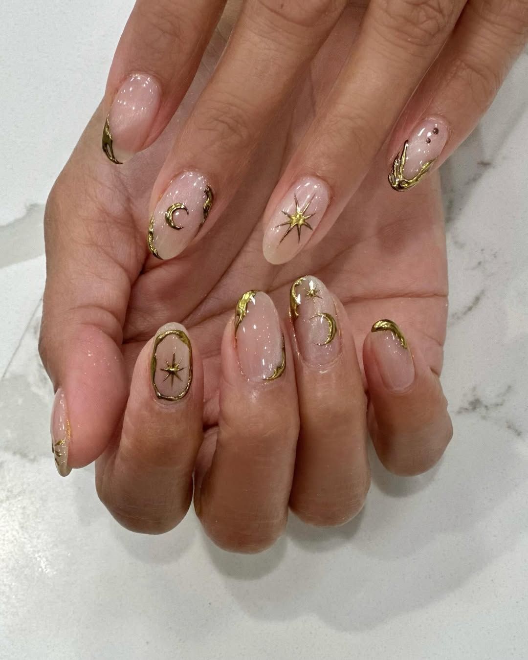 Everyday Celestial-Themed Visual Idea Everyday Celestial-Themed Visual Idea — Soft Girl Nails 2027