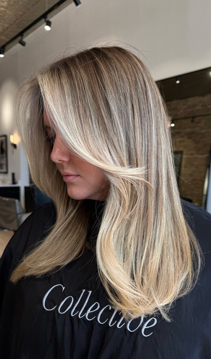 Smooth Blowout With Buttery Highlights Smooth Blowout With Buttery Highlights — Hairstyles 2027 for Dirty Hair