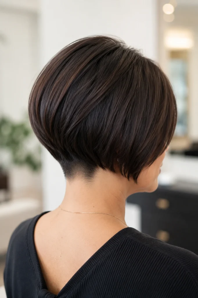 Inverted Bob with Sculpted Nape Inverted Bob with Sculpted Nape — Bob 2027 for Women Over 50