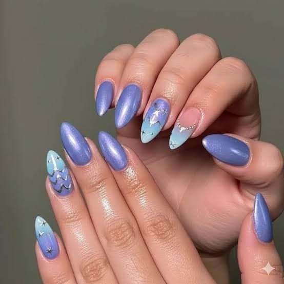 Shimmer Glossy Visual Idea Shimmer Glossy Visual Idea — Periwinkle Nails 2027