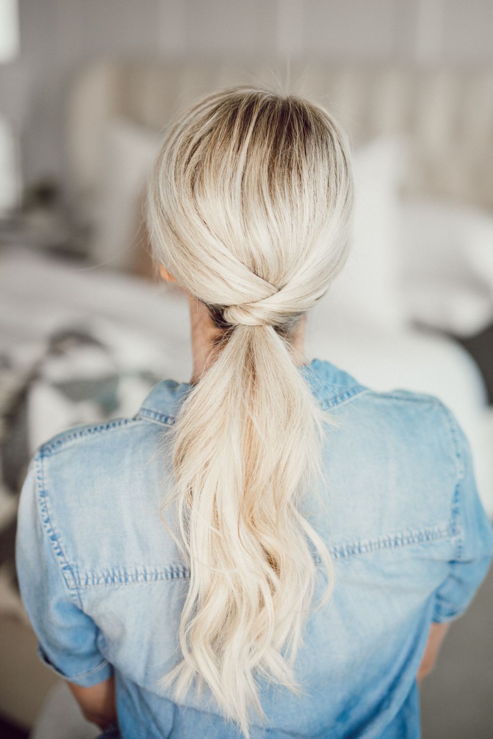 Low Ponytail With Twisted Detail Visual Idea Low Ponytail With Twisted Detail Visual Idea — Everyday Ponytail Hairstyles 2027
