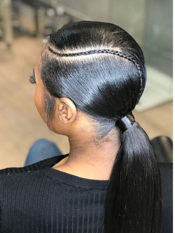 No Bangs Visual Idea No Bangs Visual Idea — Ponytail Hairstyles 2027 for School