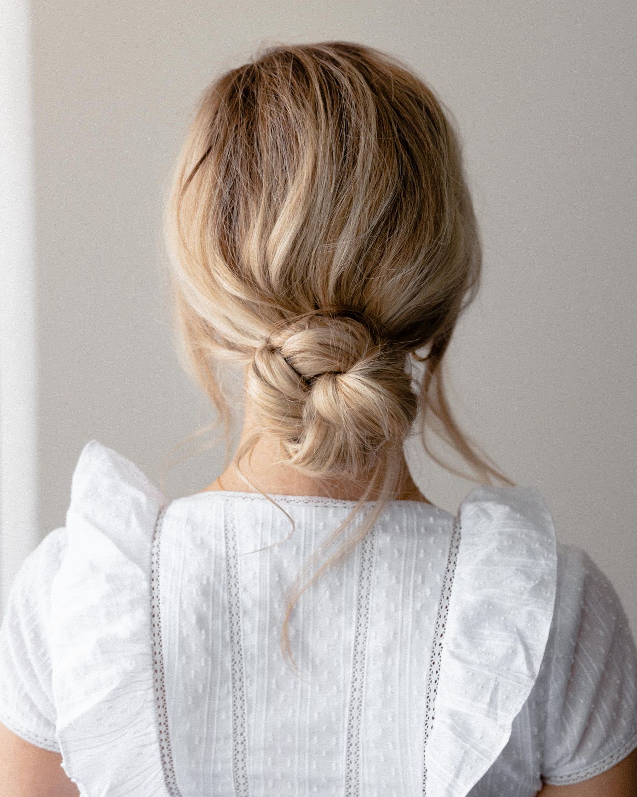 No Bangs Visual Idea No Bangs Visual Idea — Messy Low Bun 2027