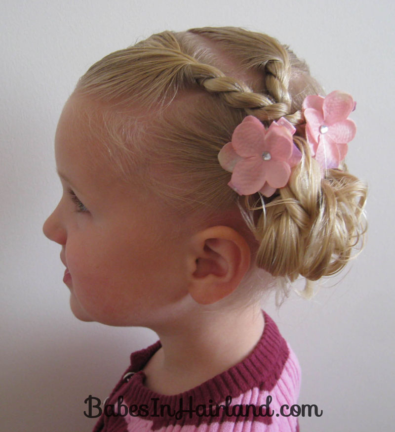 Ash Blonde Twisted Updo with Floral Accent Ash Blonde Twisted Updo with Floral Accent — Easter Hairstyles 2027