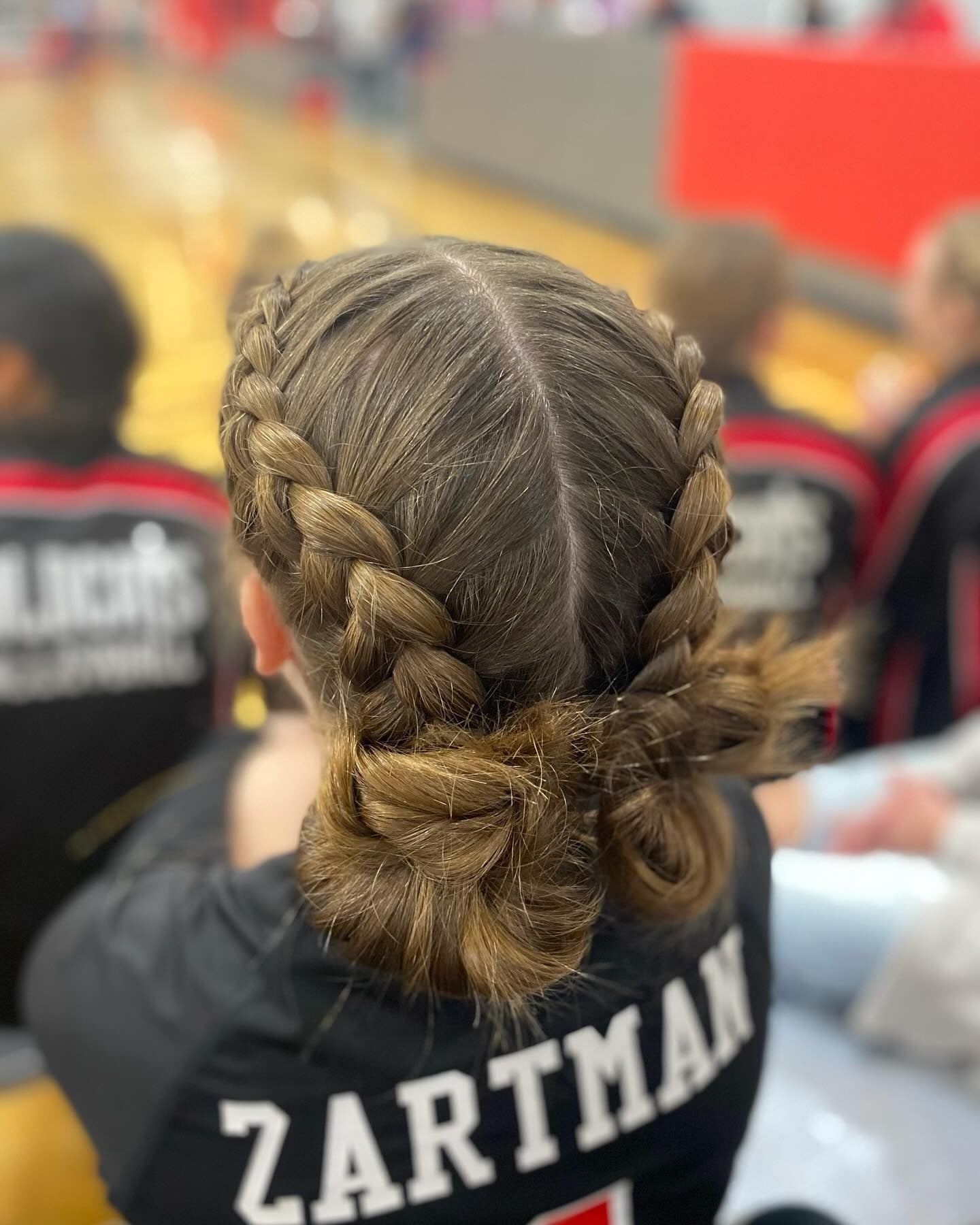 French Braids to Low Messy Buns French Braids to Low Messy Buns — Game Day Hairstyles 2026
