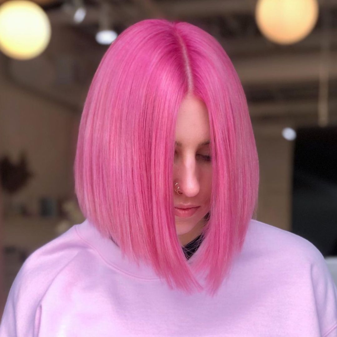 Vivid Pink Straight Bob Vivid Pink Straight Bob — Pink Bob 2027