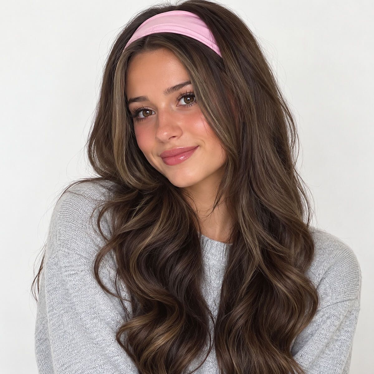 Long Dark Brown Layers With Loose Waves — Haircuts 2027 for Teenage Girls
