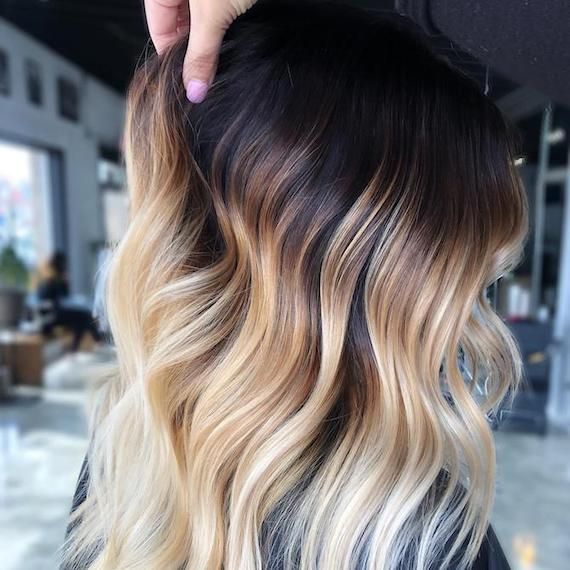 Dark Brown to Honey Blonde Gradient Dark Brown to Honey Blonde Gradient — Blonde Hair 2027 with Dark Roots