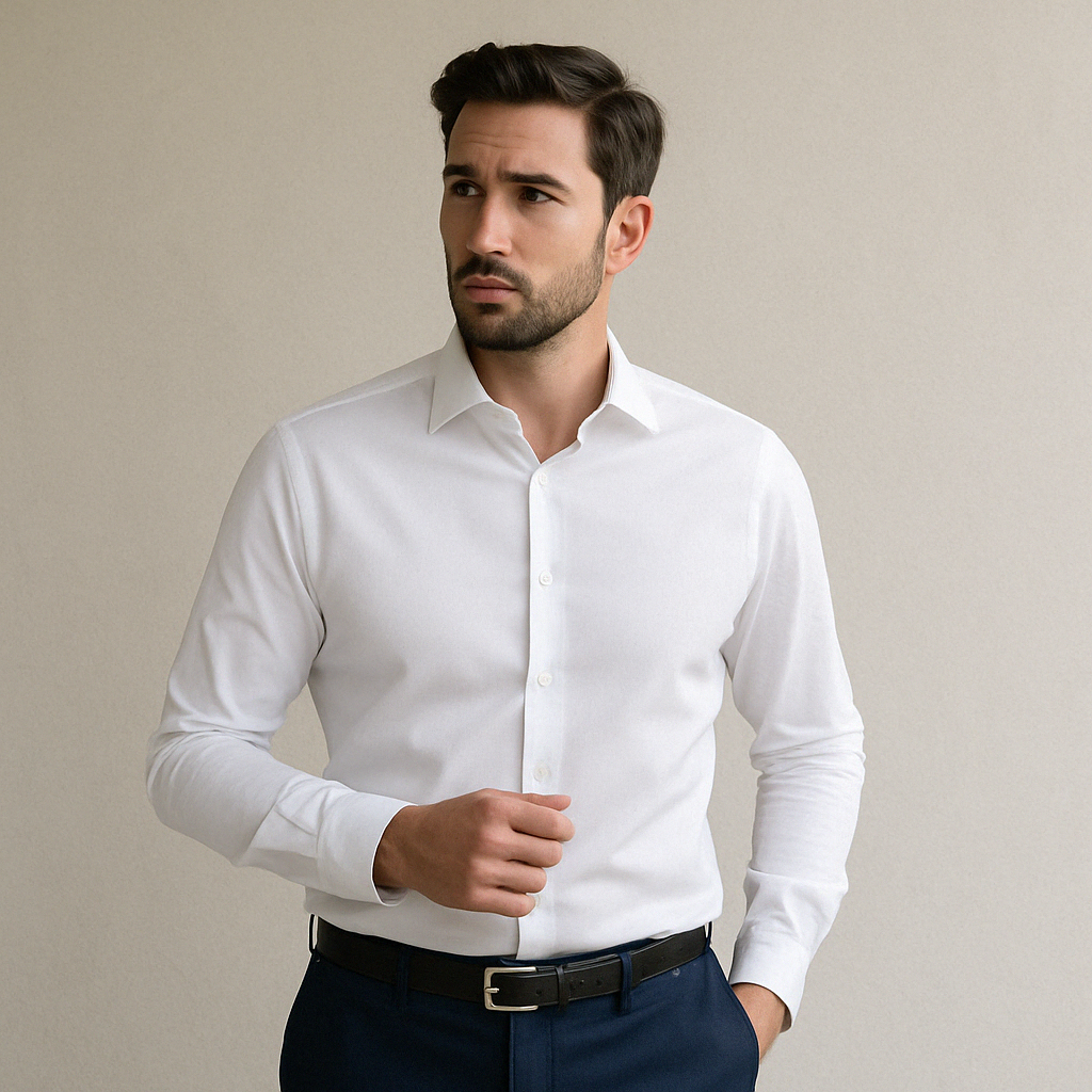 Sheath Dress with Contrasting Collar for a Polished Finish — First Day of Work Outfits 2027