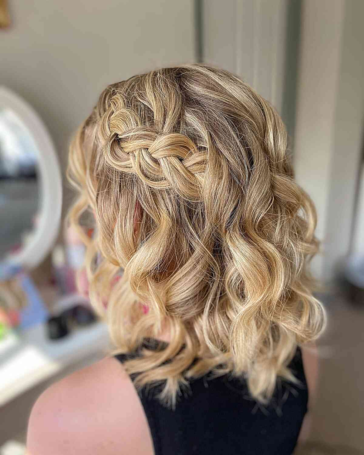 Collarbone Lob With Waterfall Braid Collarbone Lob With Waterfall Braid — Sweet 16 Hairstyles 2027