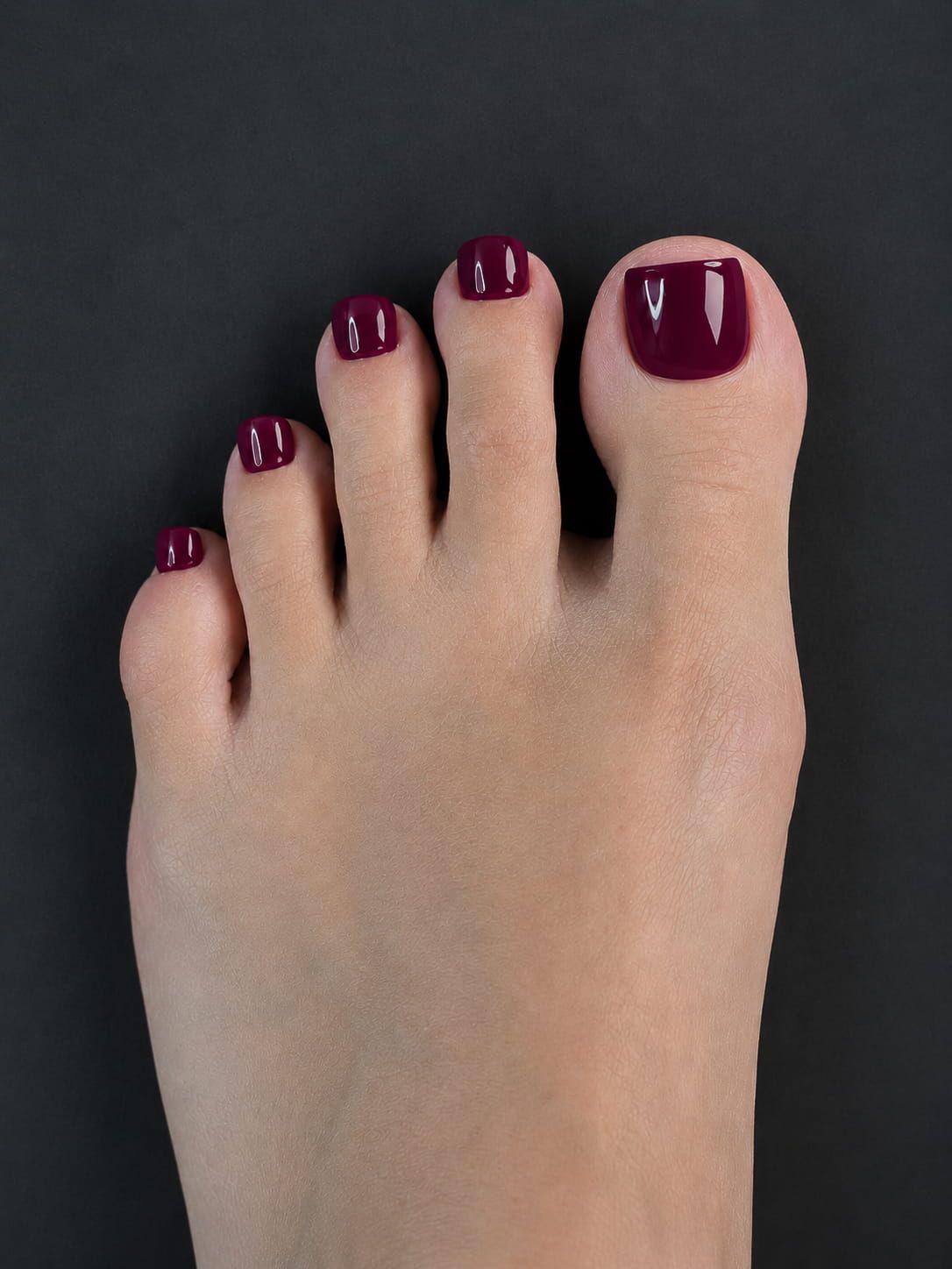 None Visual Idea None Visual Idea — Simple Toe Nails 2027