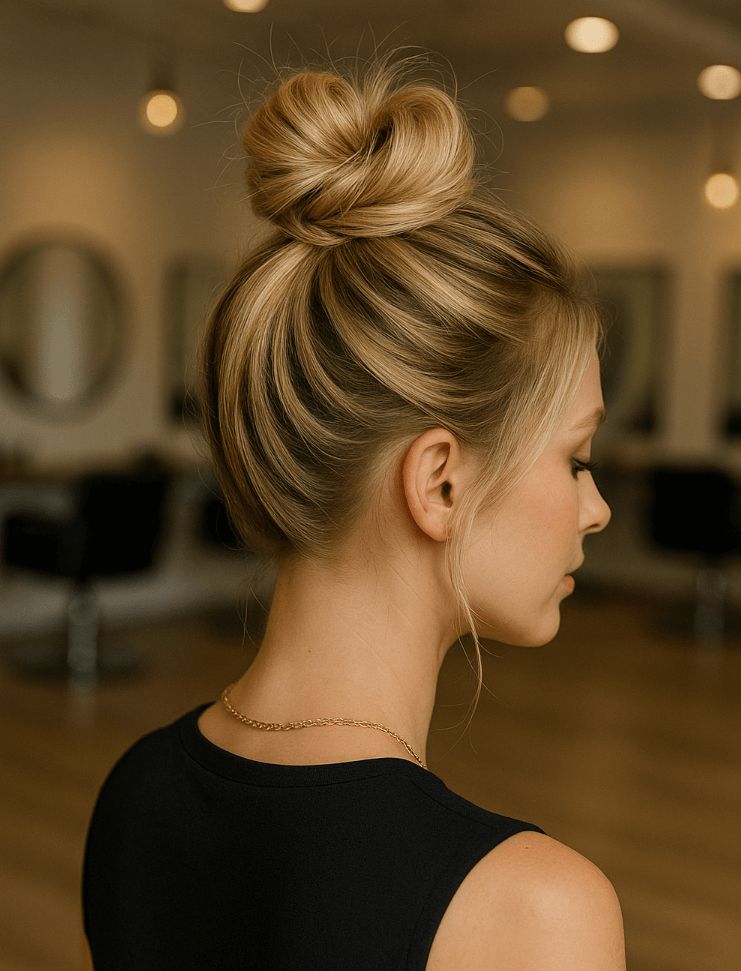 Perfectly Smooth High Bun Perfectly Smooth High Bun — Summer Updos 2027