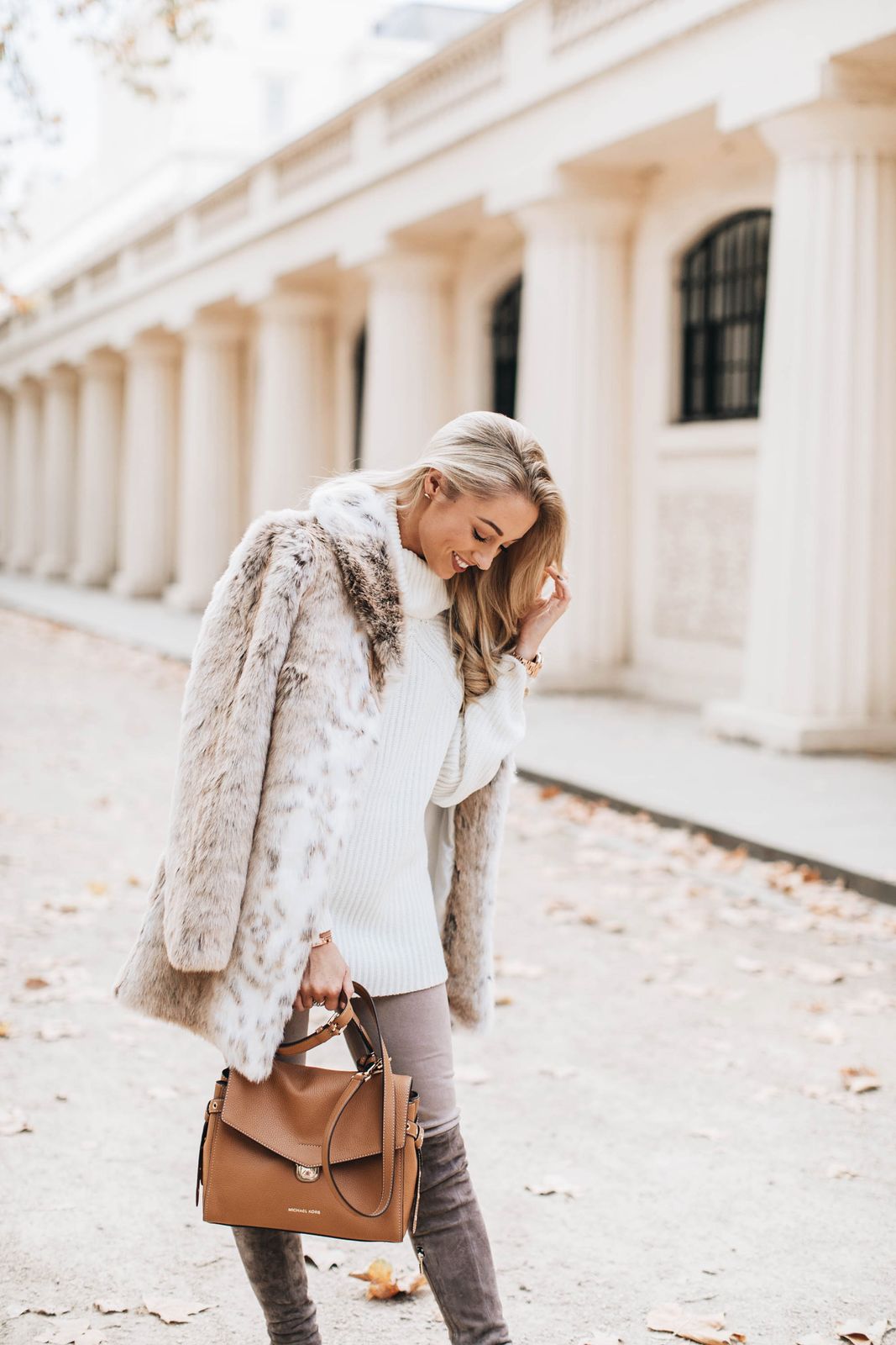 Luxurious Winter Ensemble with a Faux Fur Coat and Knee-High Boots Luxurious Winter Ensemble with a Faux Fur Coat and Knee-High Boots — Winter Accessories Outfits 2027