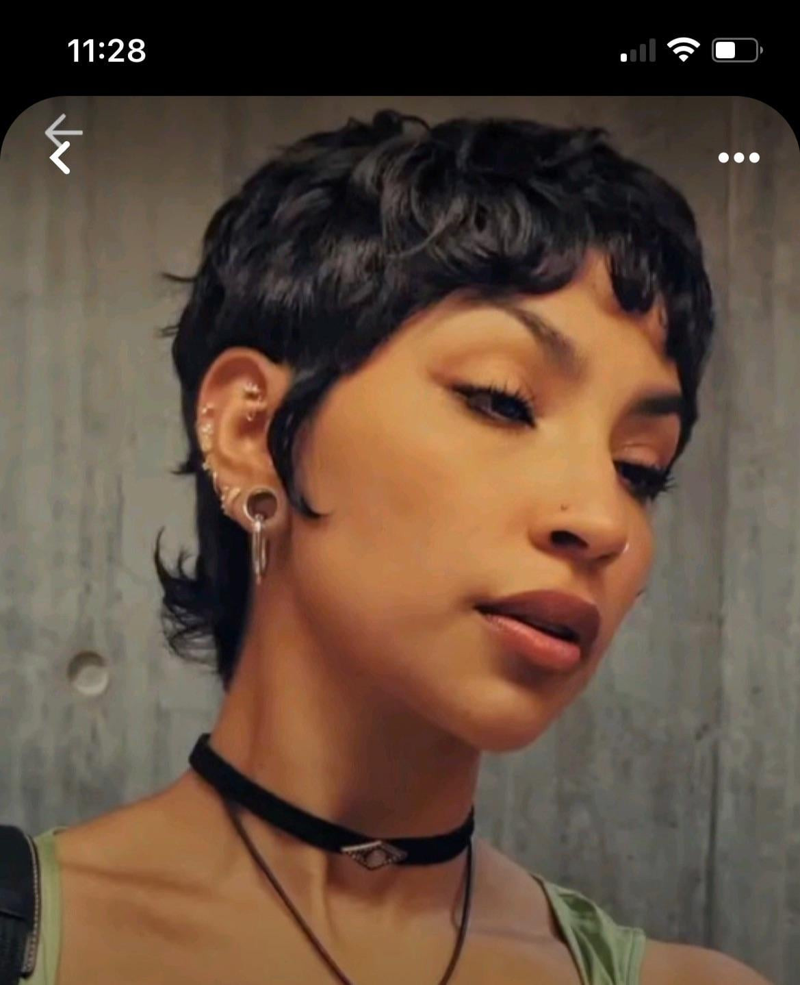Choppy Pixie Mullet — Pixie 2027 for Natural Hair