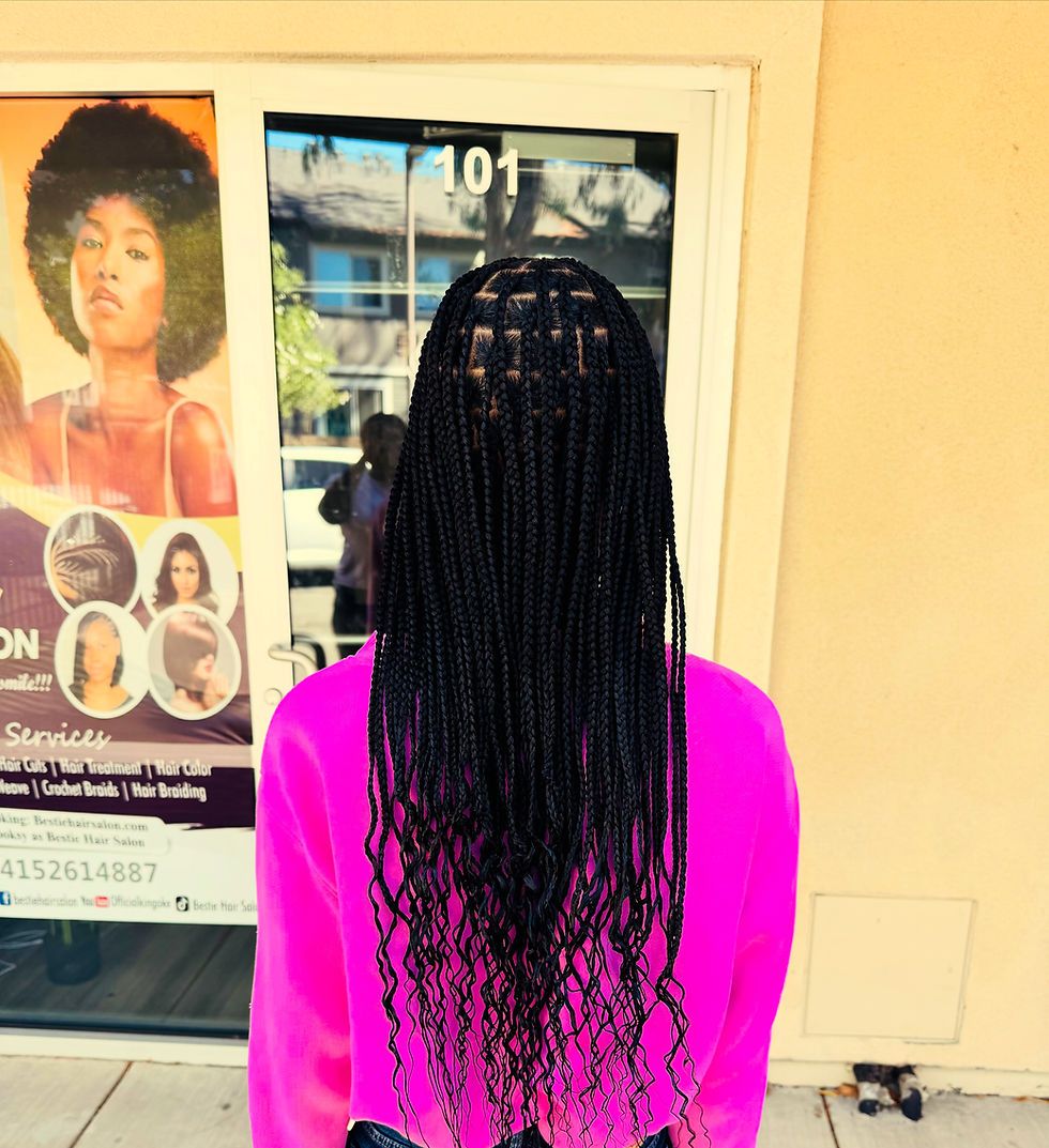 Salon Visual Idea Salon Visual Idea — Knotless Braids 2027 for Round Face