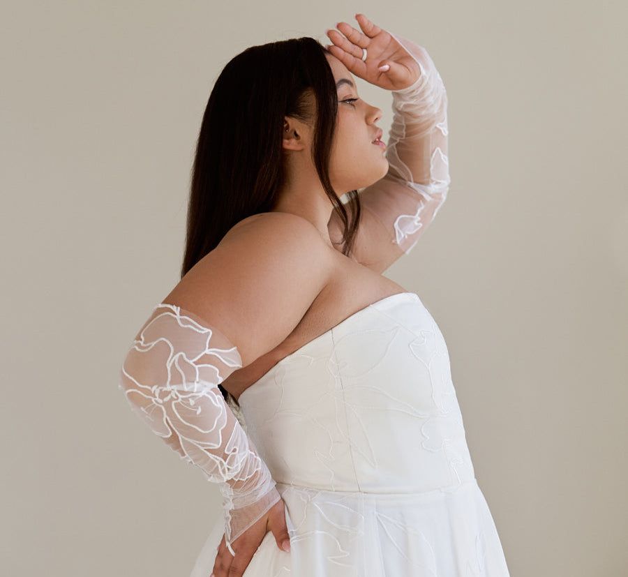 Sheer Gloves Outfit Idea — Wedding Gloves Outfits 2027
