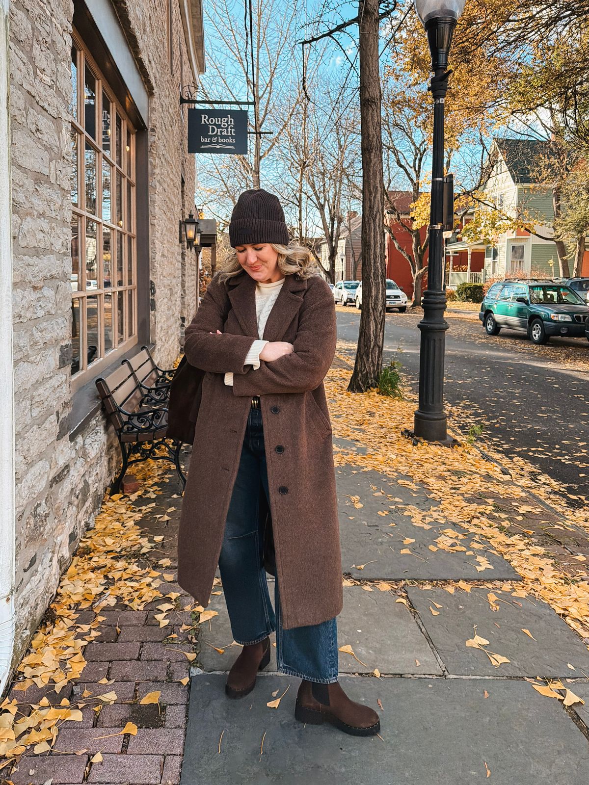 Effortless Winter Warmth: Brown Wool Coat Ensemble Effortless Winter Warmth: Brown Wool Coat Ensemble — Cozy Winter Outfits 2027