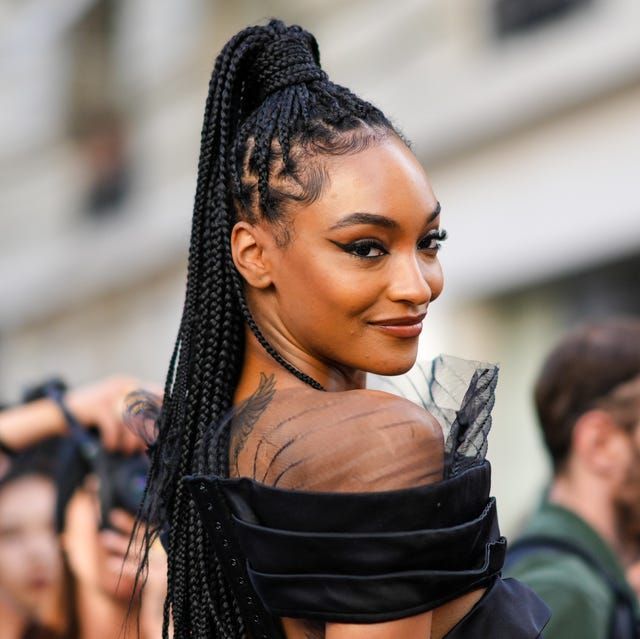Box Braids in a High Ponytail — Winter Braid Colors 2027 for Black Women