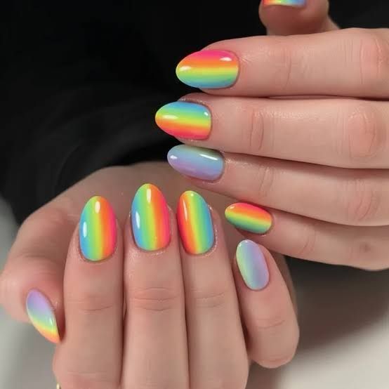 Pride Summer Visual Idea Pride Summer Visual Idea — Neon Ombre Nails 2027