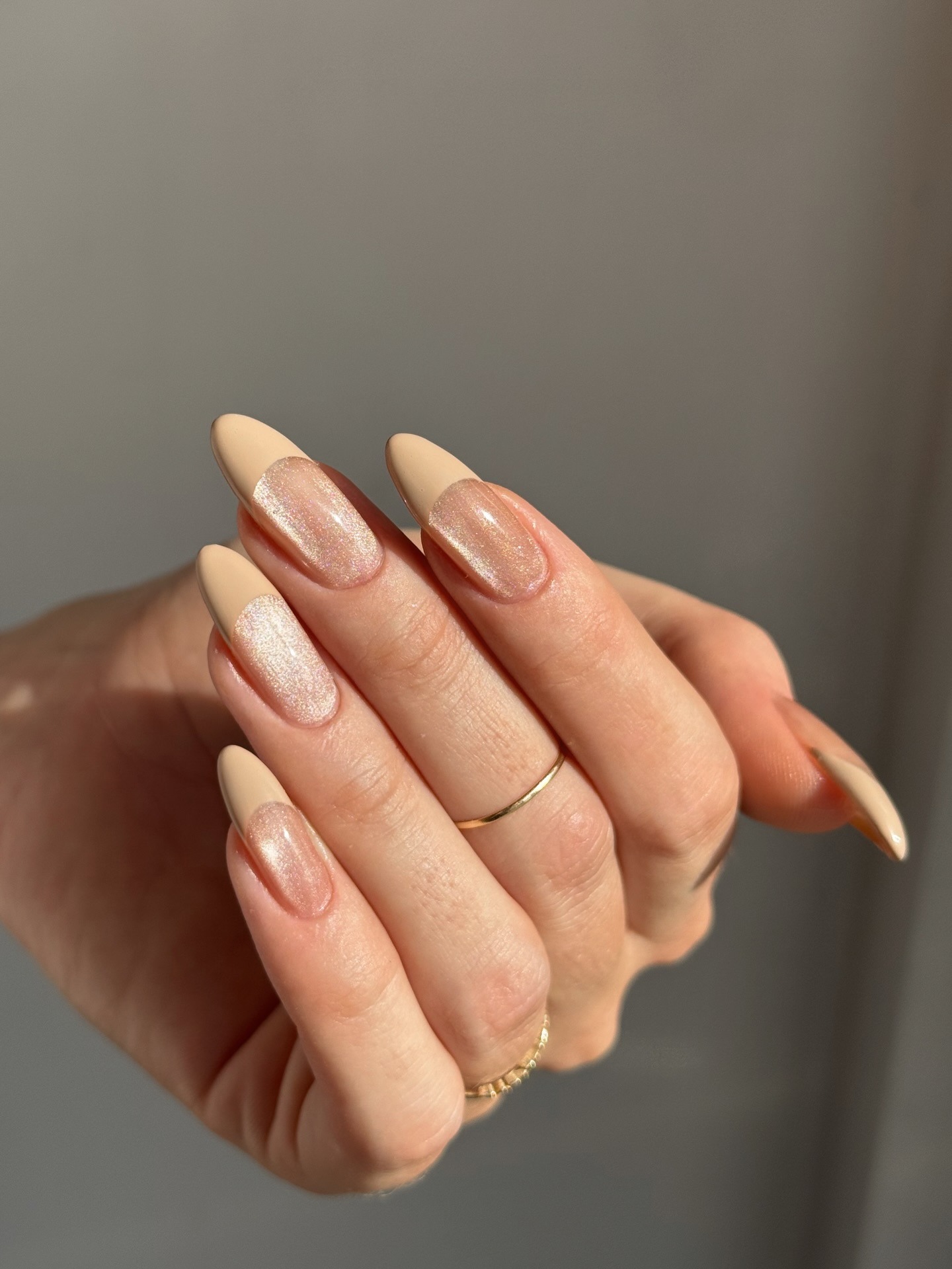 Champagne Cat Eye French Tips Champagne Cat Eye French Tips — Cat Eye Nails 2027