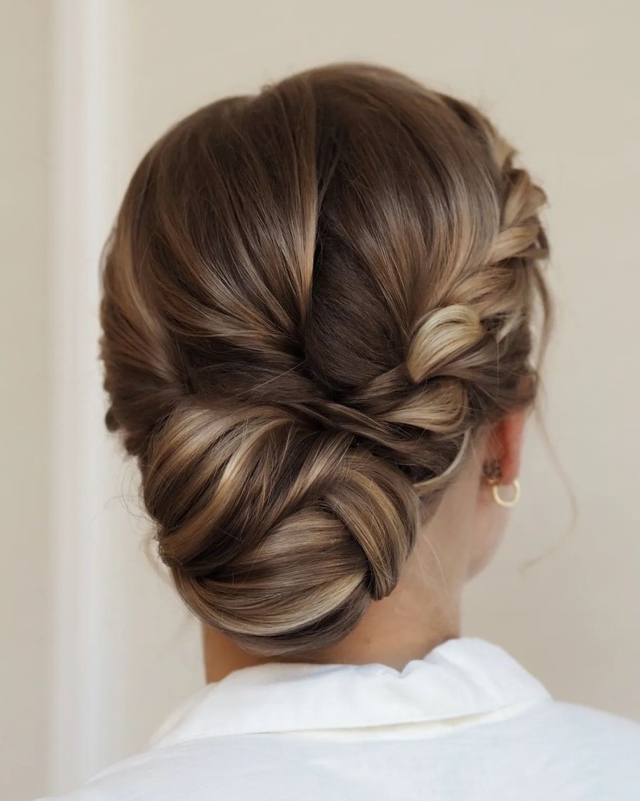 Intricate Dark Blonde Braided Bun Intricate Dark Blonde Braided Bun — Braided Bun 2027