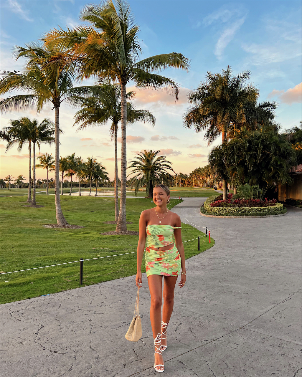 Matching Floral Two-Piece Set for a Vibrant Spring Break Vibe Matching Floral Two-Piece Set for a Vibrant Spring Break Vibe — Spring Break Outfits 2027