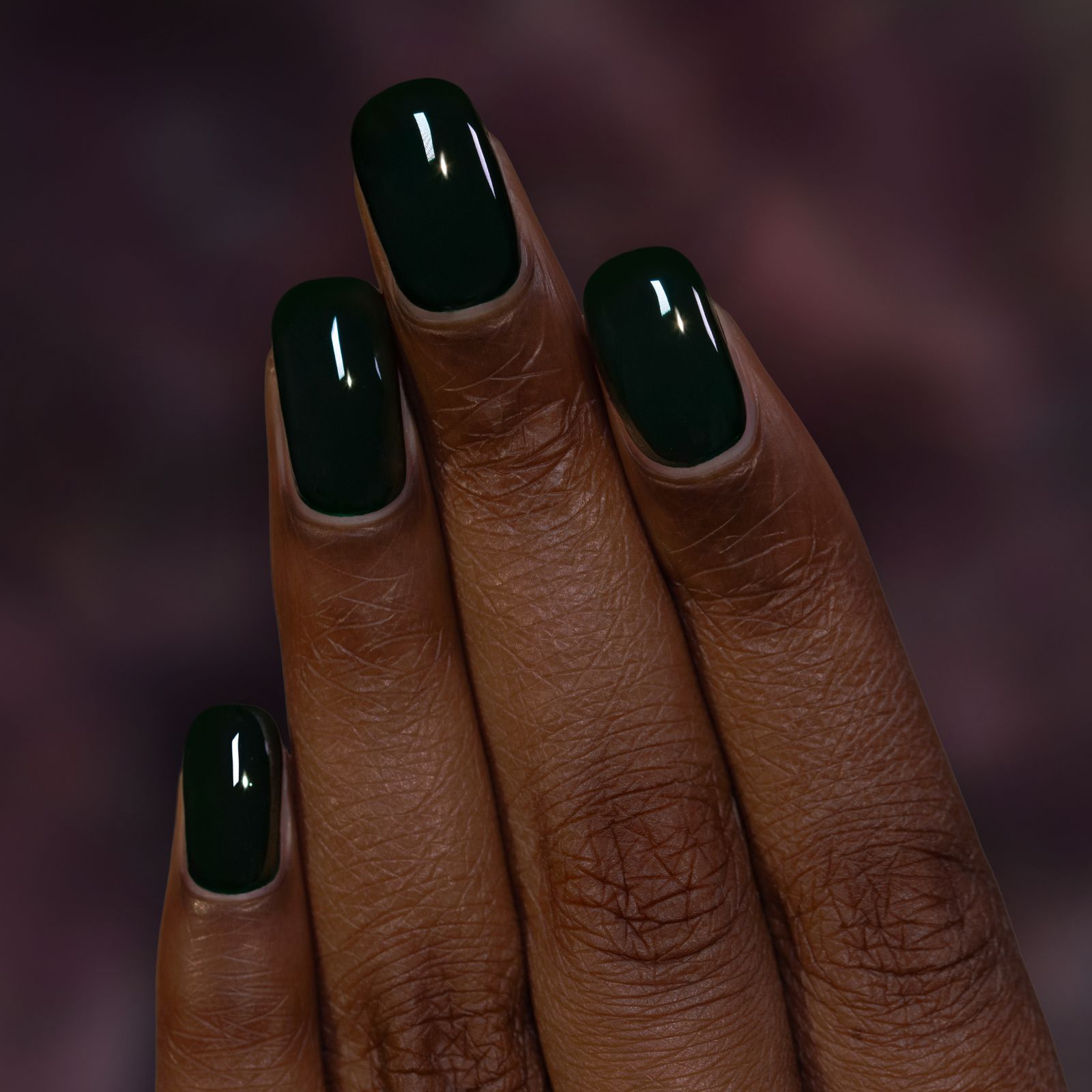 Solid Color Visual Idea Solid Color Visual Idea — Forest Green Nails 2027