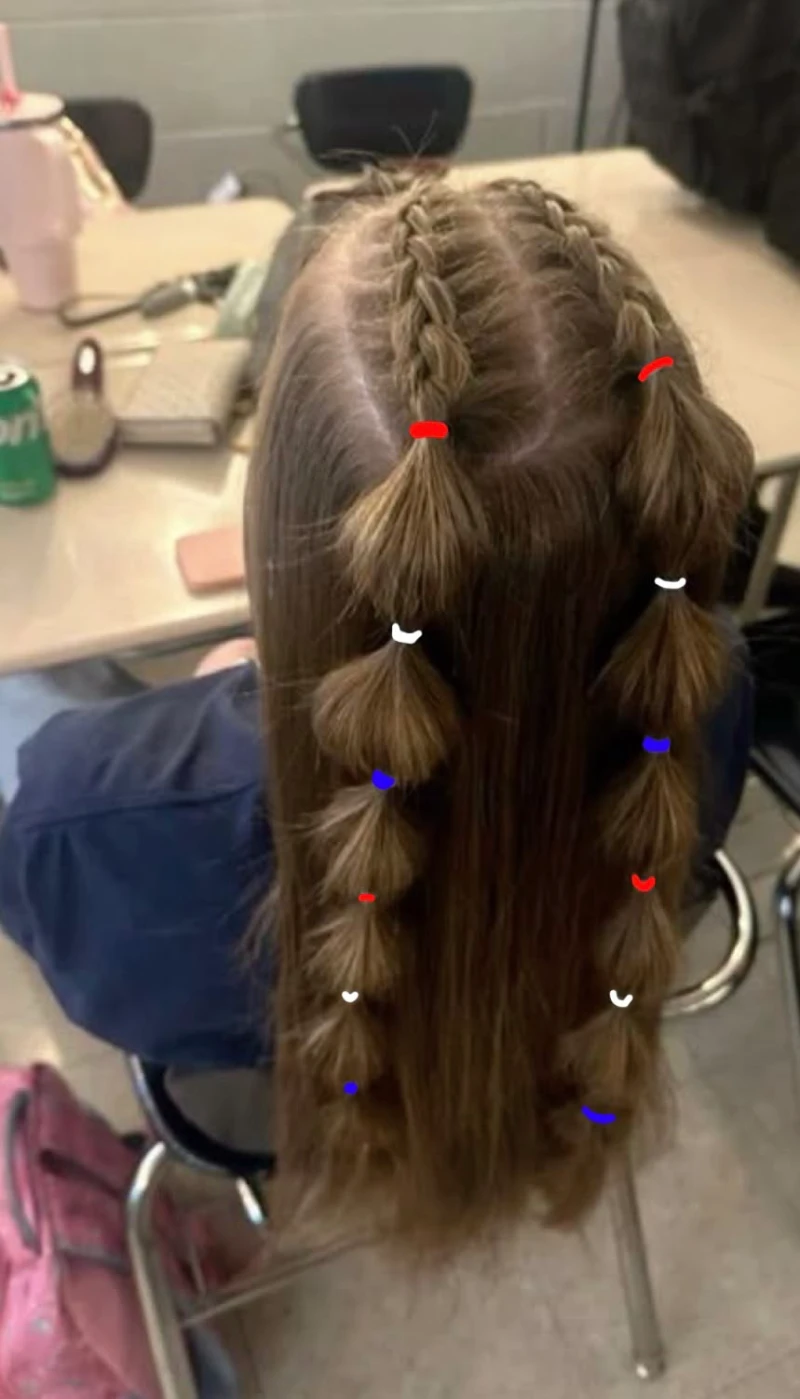 Medium Brown Braid into High Ponytail Medium Brown Braid into High Ponytail — Game Day Hairstyles 2026