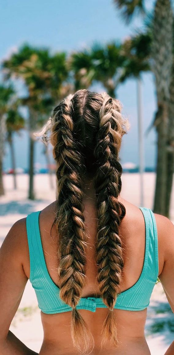 Double Braids Visual Idea — Beach Braids 2027