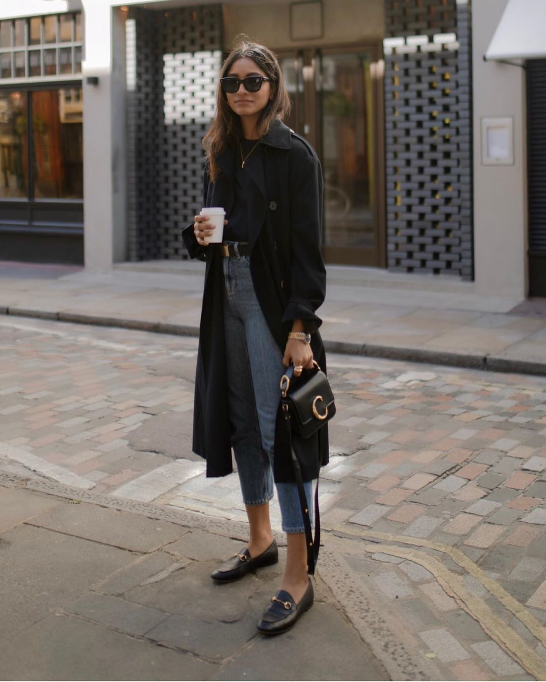 Black Leather Loafers Black Trench Coat and Loafers for Effortless Smart Casual Black Leather Loafers Black Trench Coat and Loafers for Effortless Smart Casual — Spring Outfits 2027 with Loafers