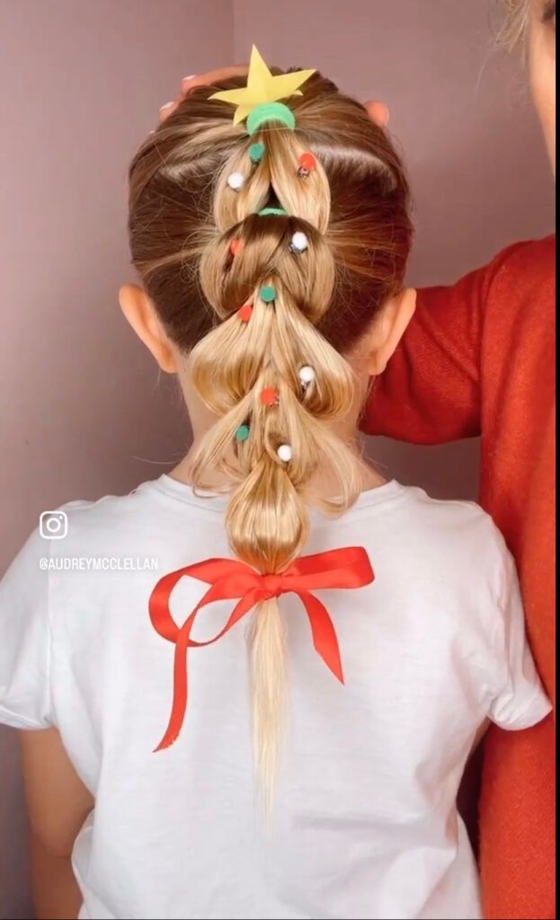 Blonde Visual Idea — Ribbons Little Girl Hairstyles 2027