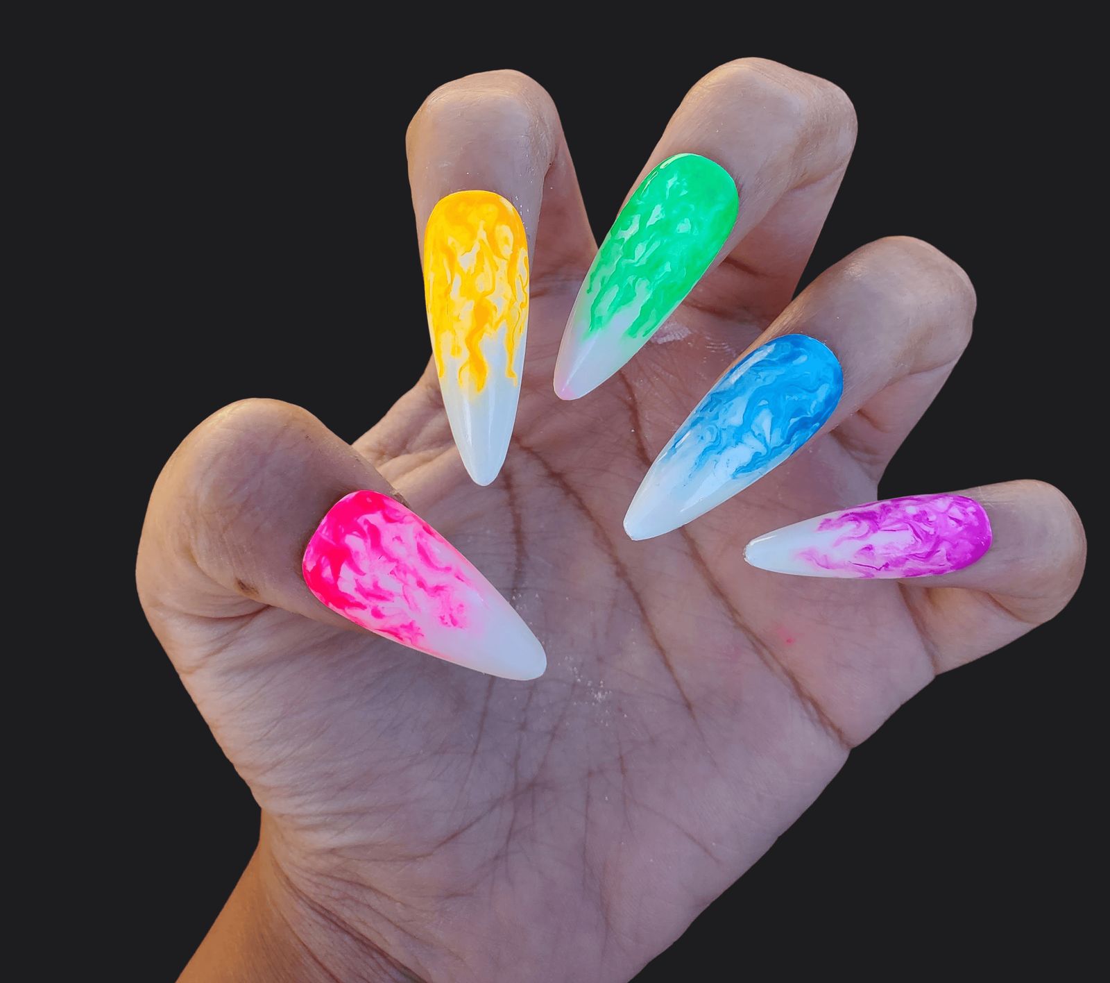 Visual Idea Visual Idea — Neon Acrylic Nails 2027