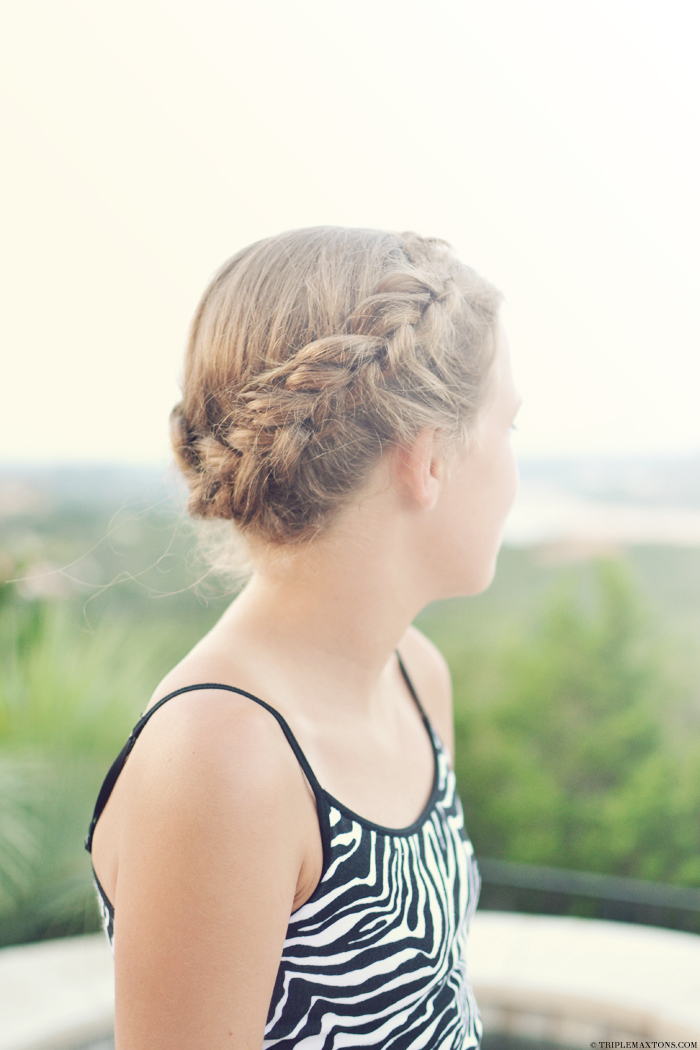 Light Brown Visual Idea — Crown Braid 2027