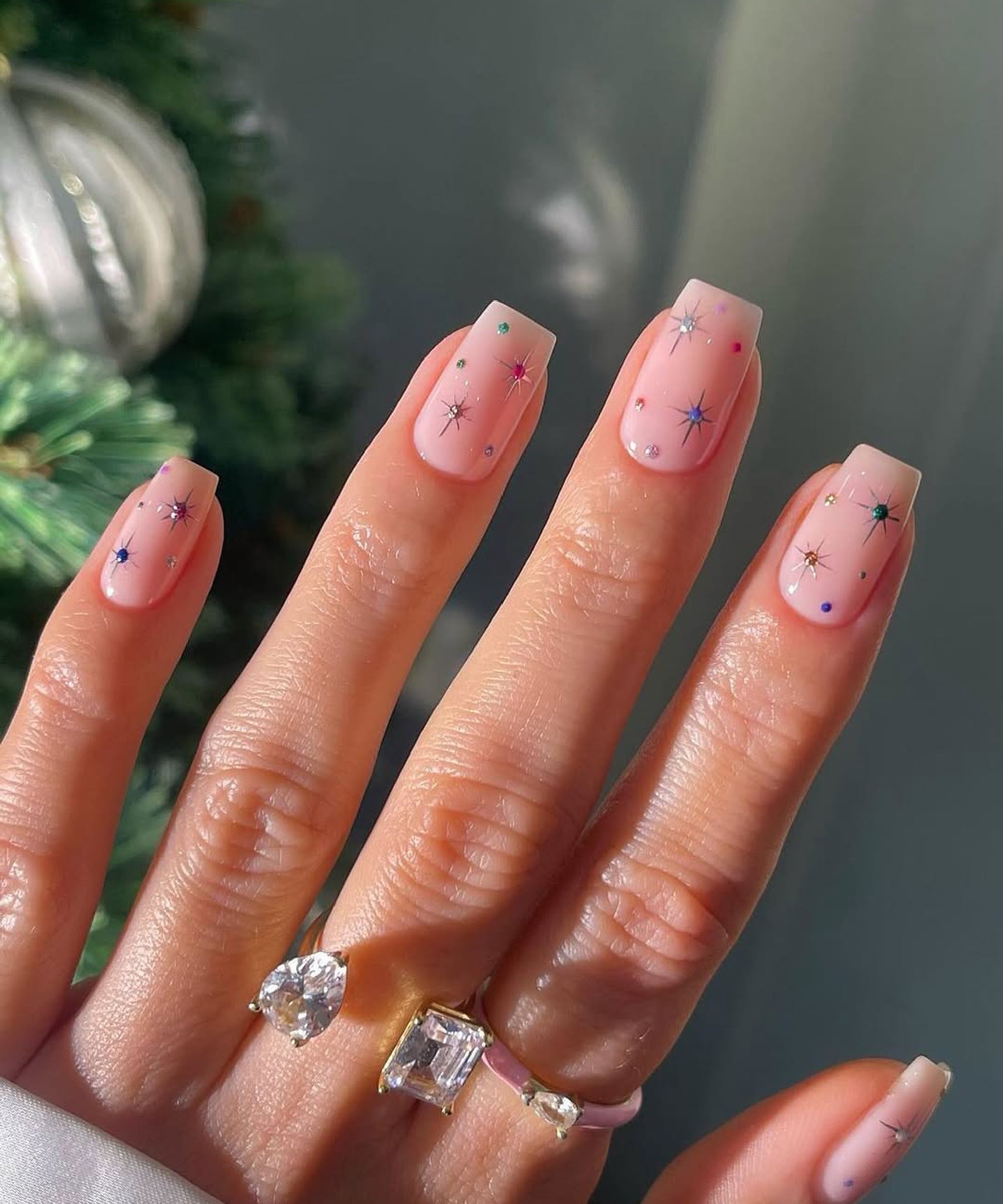 Festive Visual Idea Festive Visual Idea — New Years Eve Nails 2027