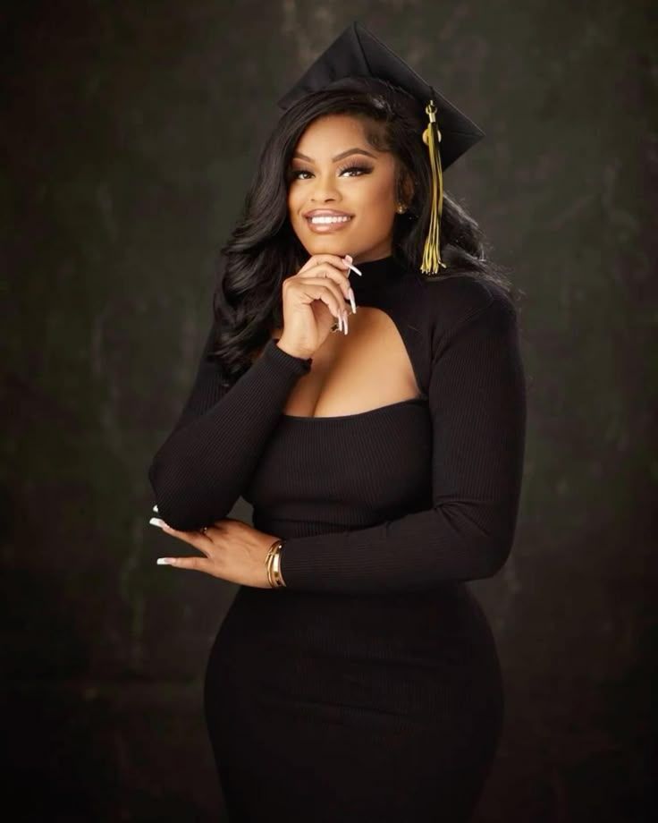 Voluminous Dark Brown Waves — Down Graduation Hairstyles 2027