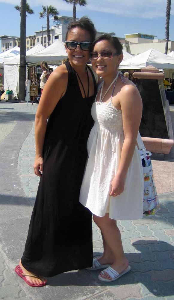 Dual Beach Styles: Black Maxi Dress and White Sundress Dual Beach Styles: Black Maxi Dress and White Sundress — Huntington Beach Outfits 2027