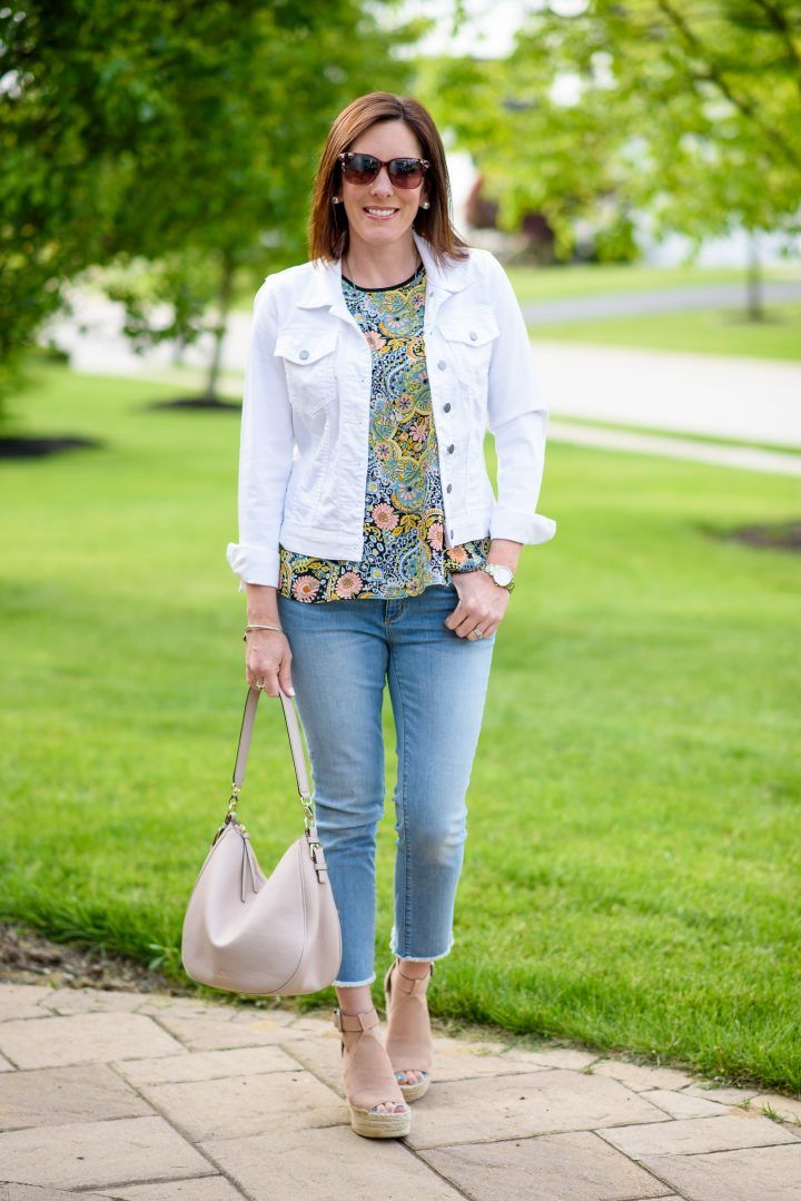 Beige Espadrille Wedges Outfit Idea Beige Espadrille Wedges Outfit Idea — Light Jacket Outfits 2027