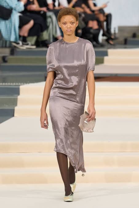 Avant-Garde Textured Silver Top — Silver Outfits 2027