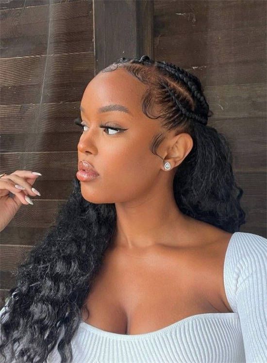 Cornrows Into Loose Waves Cornrows Into Loose Waves — Protective Vacation Hairstyles 2027