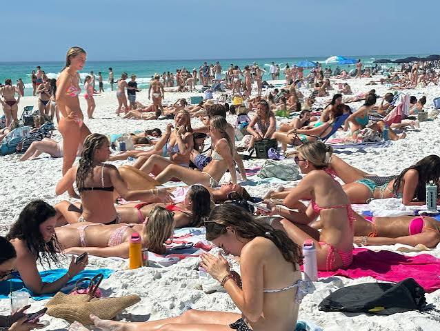 Relaxing Beach Day with Bikinis and Cover-Ups — Spring Break Beach Outfits 2027