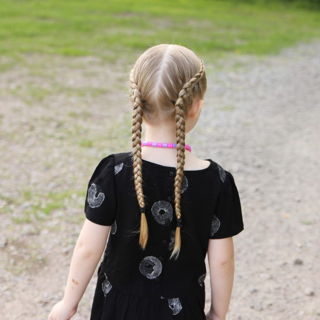 Neat Dutch Braids — Little Girl Swim Hairstyles 2027